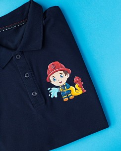 Рисунок на униформе Пожарный